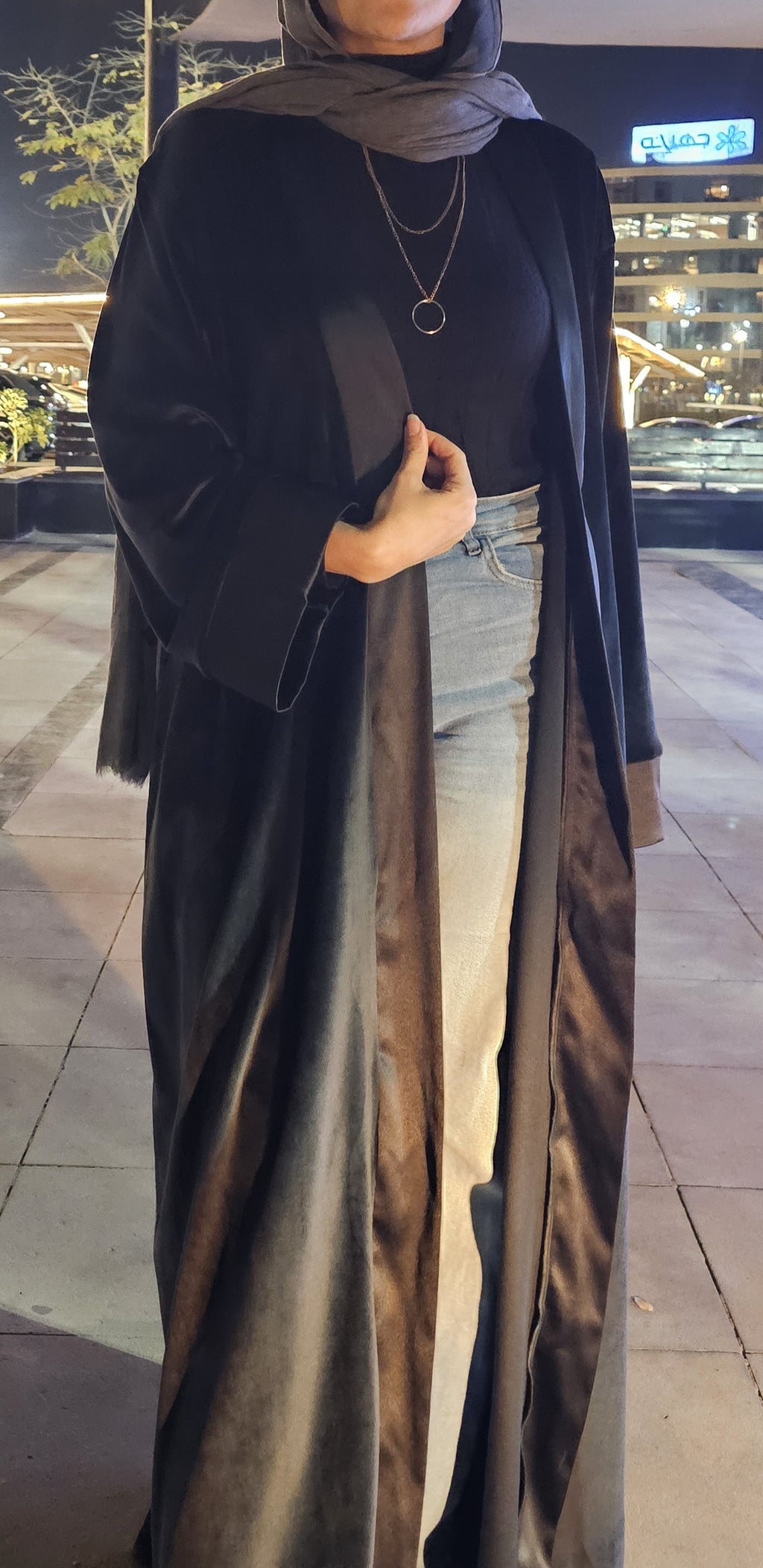 Black Velvet Kaftan