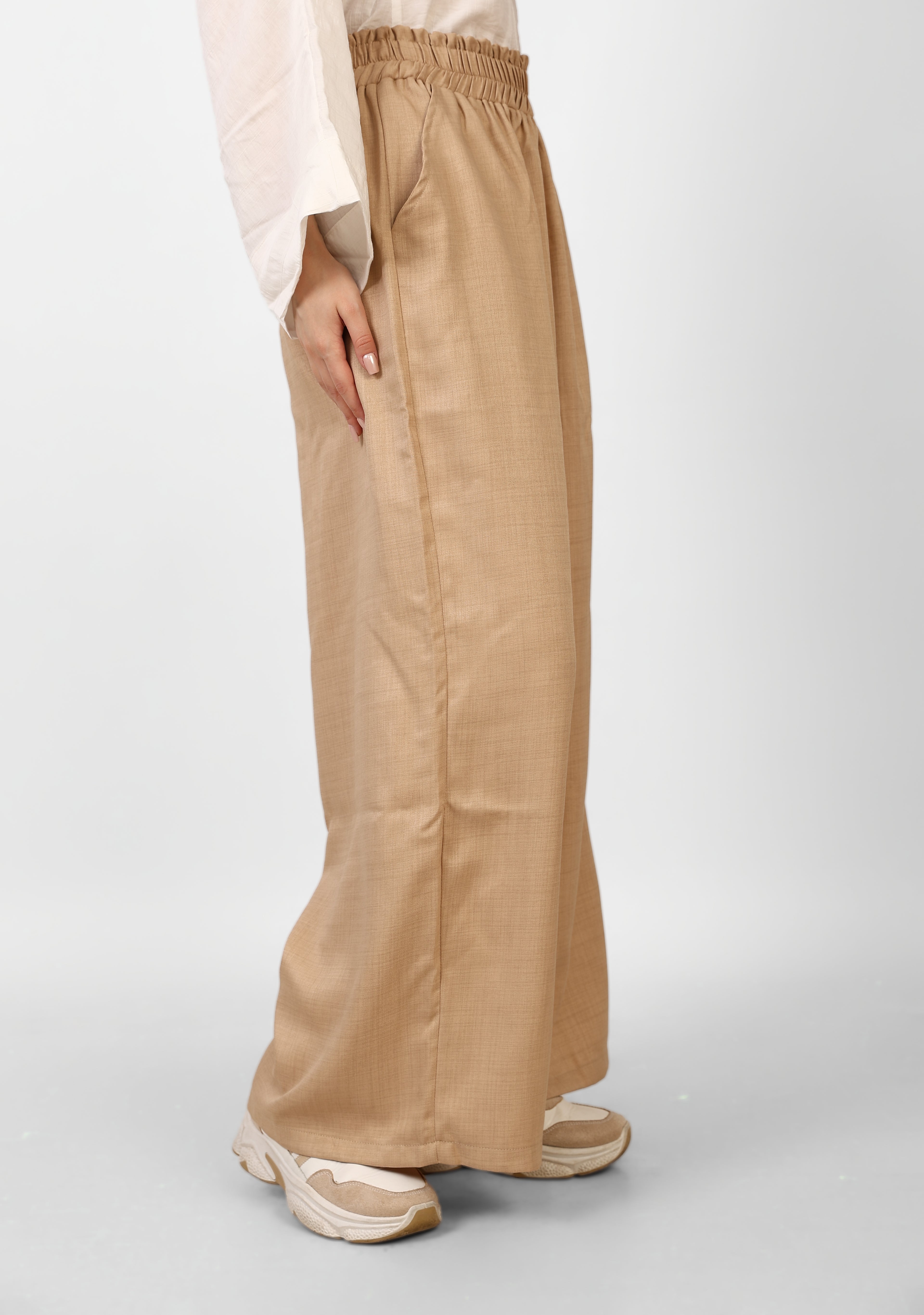 Extra Wide Leg Linen Pants