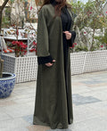 Olive Suede Kaftan